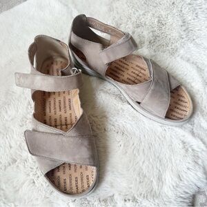 Hartjes Women's Breeze 2 Sandals Taupe Neutral Size 40 Comfort Sustainable
